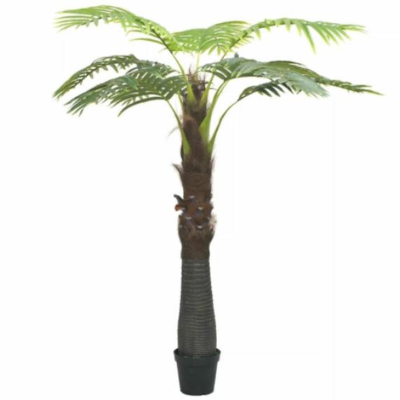 Lifelike Artificial Palm Tree with Pot – 99.6" Tall
