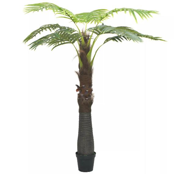 Lifelike Artificial Palm Tree with Pot – 99.6" Tall