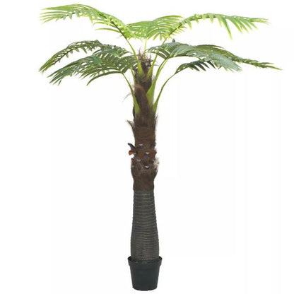 Lifelike Artificial Palm Tree with Pot – 99.6" Tall
