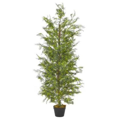 Lifelike Artificial Cypress Tree with Pot – 35.4" Tall (90 cm)