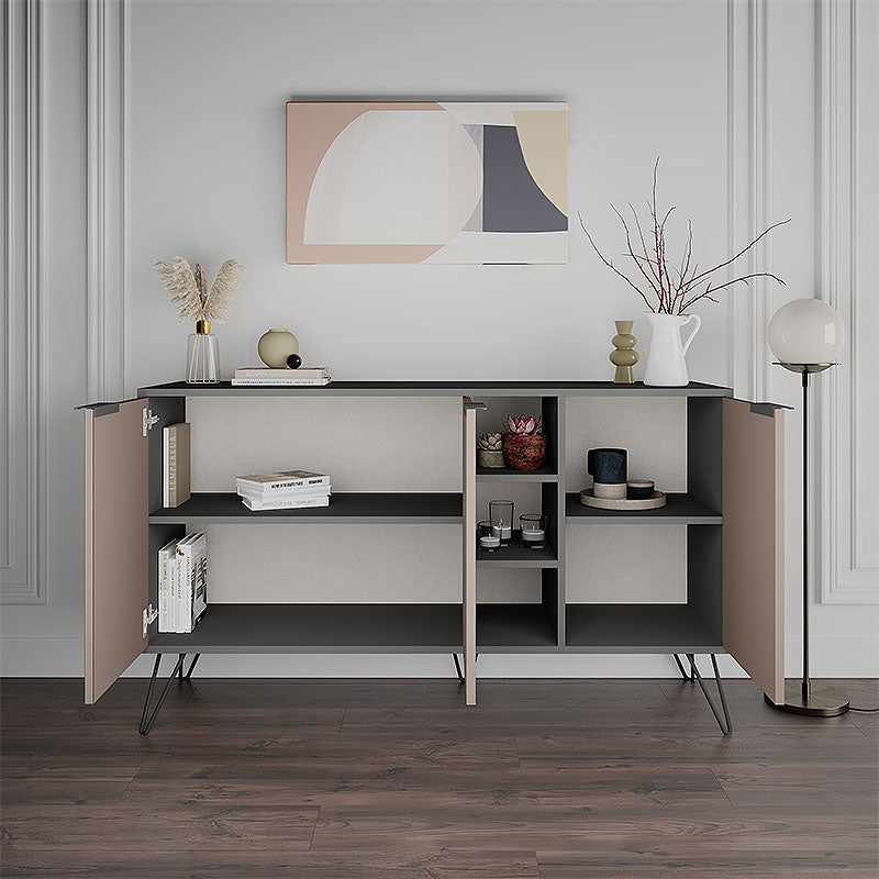 Cabinet | Anthracite & Light Mocha Finish