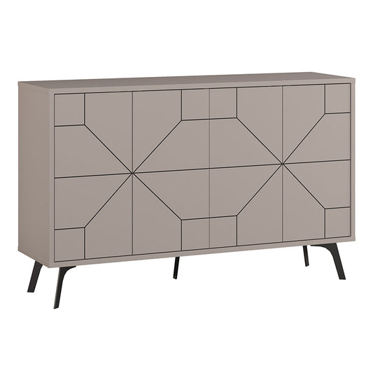 Light Mocha - Melamine with Double Cabinets