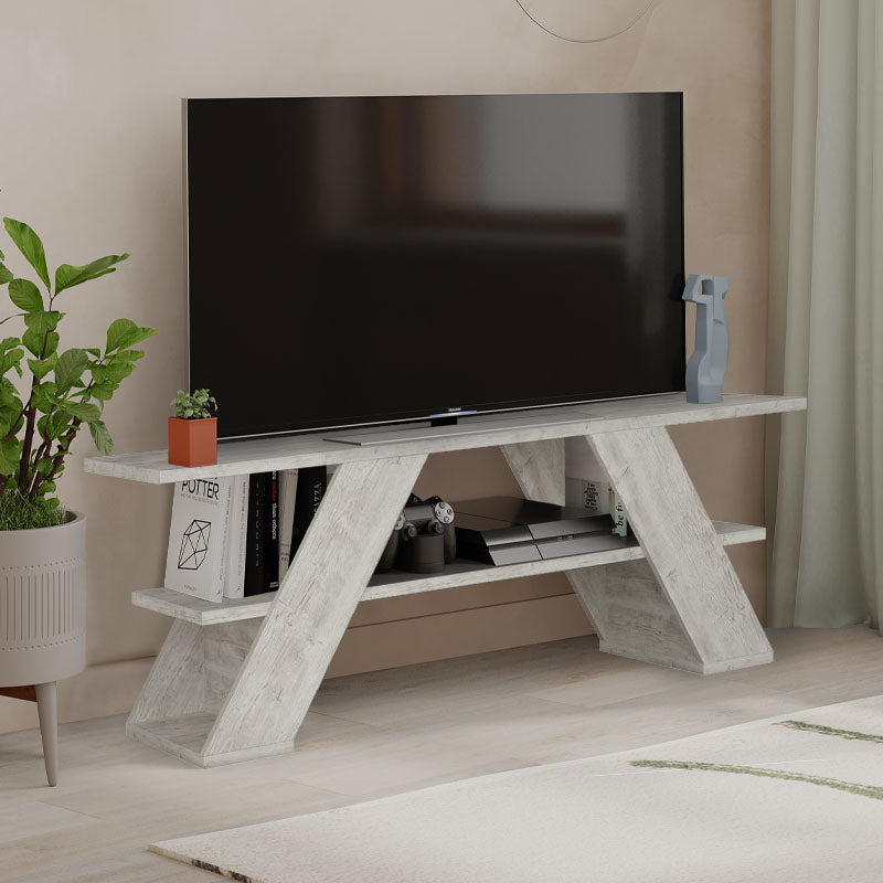 TV Stand | Ancient White Melamine