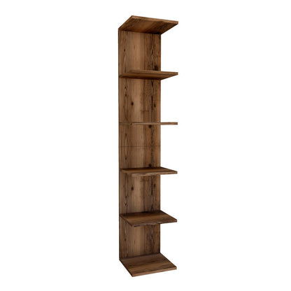 Wall Shelf | Smoked Walnut Melamine Bookcase