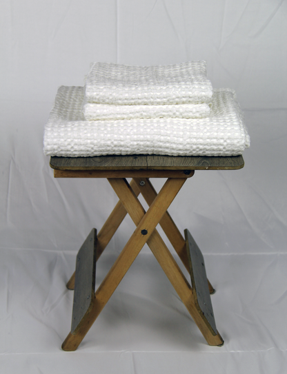 Light Grey Linen Waffle Towel - Luxurious Softness & Superior Absorbency