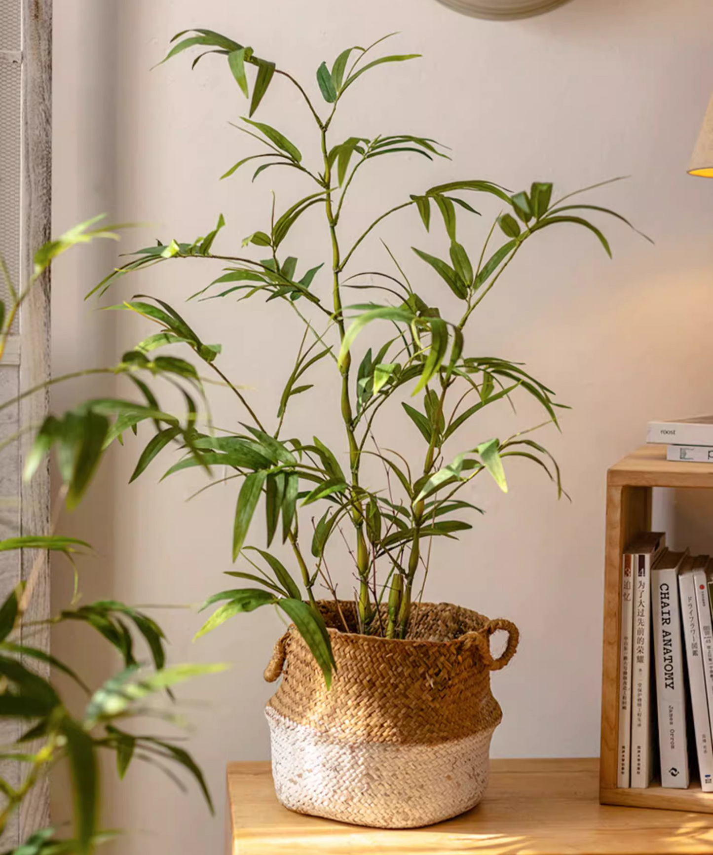 Artificial Enkianthus Tree in Pot – Faux Bamboo Leaves