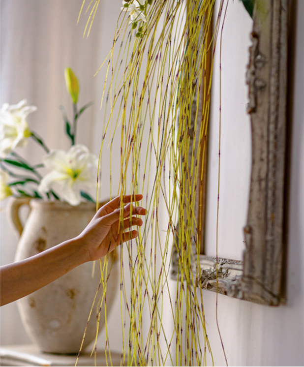 Artificial Horsetail Vine - Hanging Ikebana Plant (78.7")