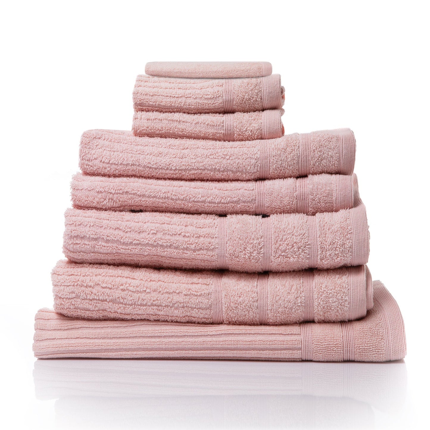 Royal Comfort Eden 8-Piece Luxury Bath Towels Set - 100% Egyptian Cotton, 600GSM