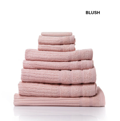 Royal Comfort Eden 8-Piece Luxury Bath Towels Set - 100% Egyptian Cotton, 600GSM