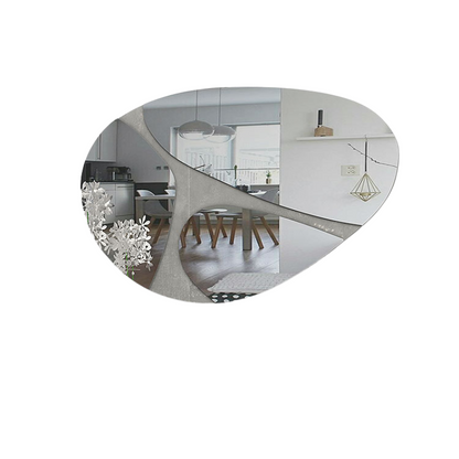 Elegant Grey Melamine Wall Mirror