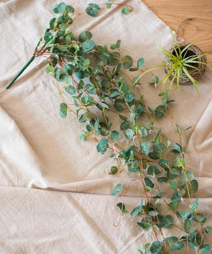 Artificial Begonia Leaf Hanging Vine – Handmade Faux Greenery (27.6" Long)