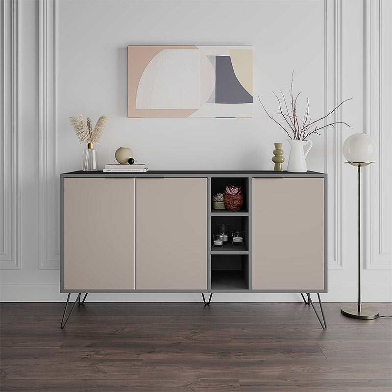 Cabinet | Anthracite & Light Mocha Finish