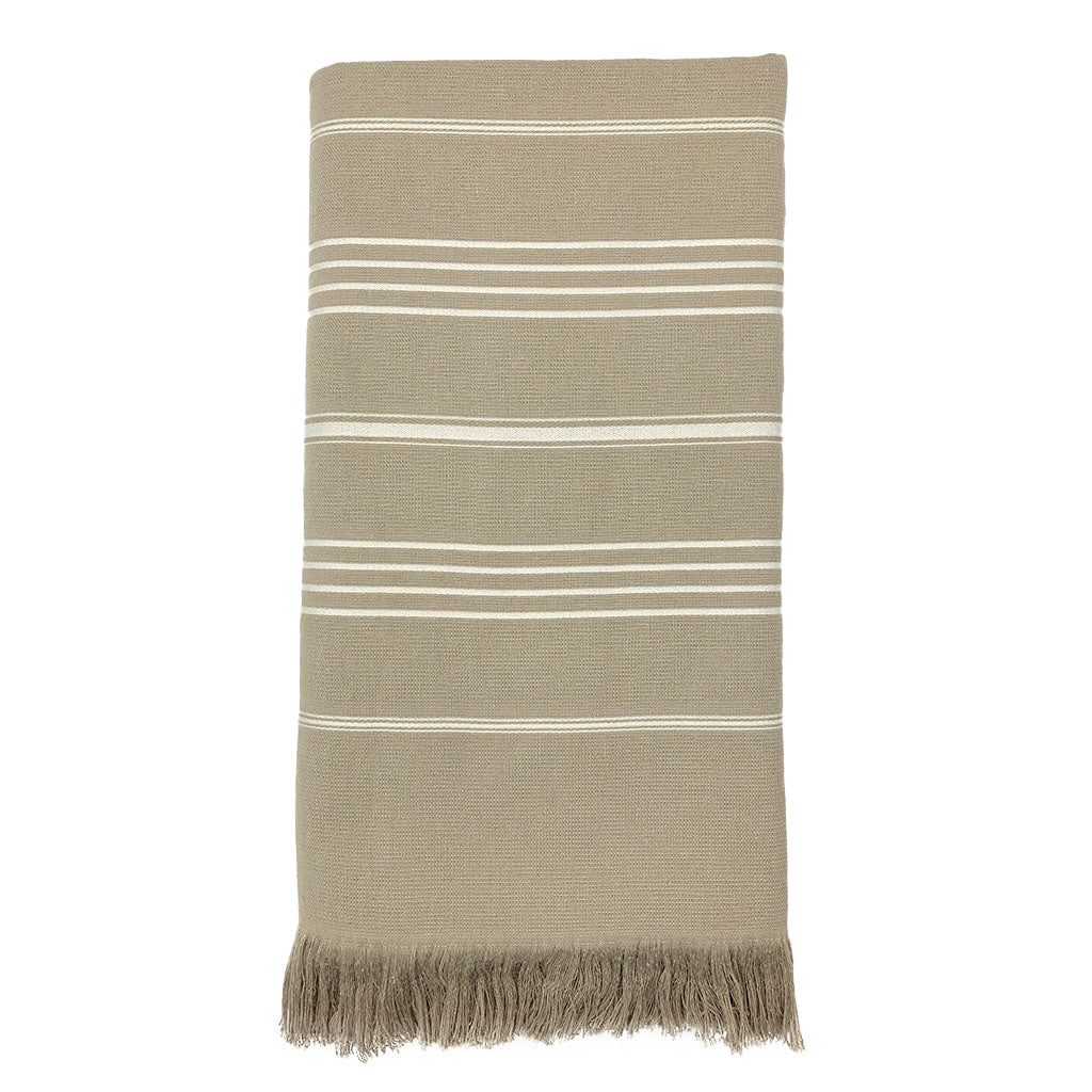 Classic Terry Turkish Towel - Dual-Sided, 100% Turkish Cotton, Quick-Dry & Lightweight for Bath, Beach, and Travel