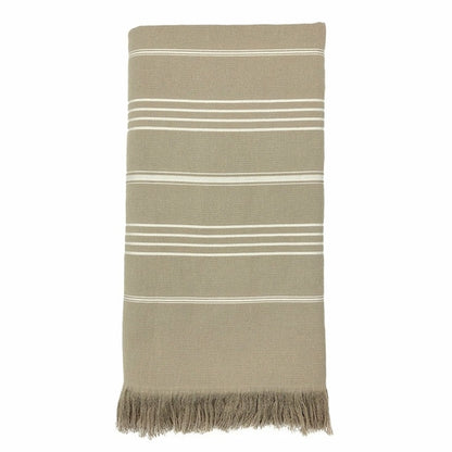 Classic Terry Turkish Towel - Dual-Sided, 100% Turkish Cotton, Quick-Dry & Lightweight for Bath, Beach, and Travel