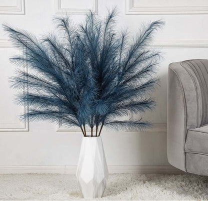 XL Faux Pampas Grass 120cm – Boho Decor for Weddings & Homes | No-Shed, Fluffy, Long Stems