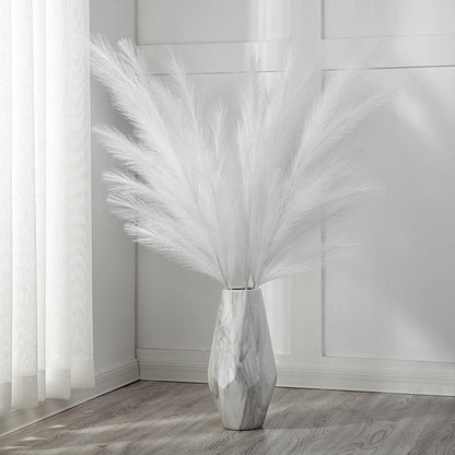 XL Faux Pampas Grass 120cm – Boho Decor for Weddings & Homes | No-Shed, Fluffy, Long Stems