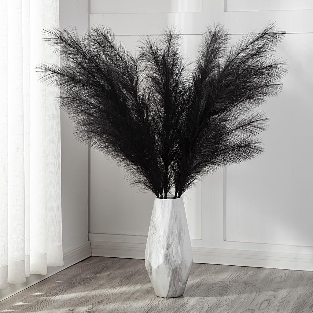 XL Faux Pampas Grass 120cm – Boho Decor for Weddings & Homes | No-Shed, Fluffy, Long Stems