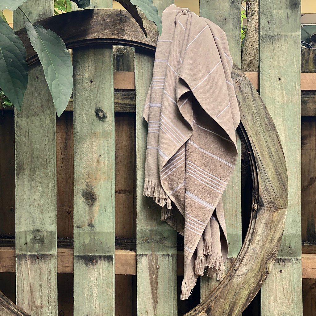 Classic Terry Turkish Towel - Dual-Sided, 100% Turkish Cotton, Quick-Dry & Lightweight for Bath, Beach, and Travel